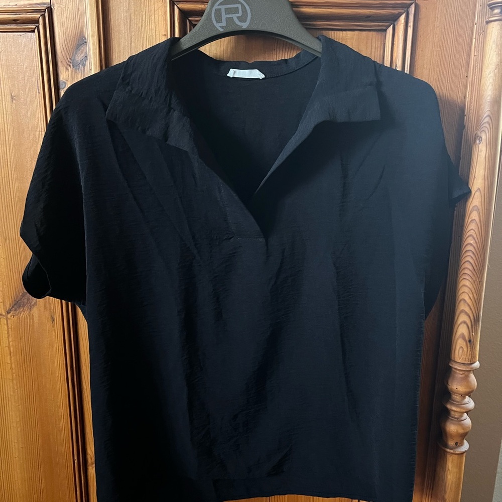 Les Amis Black Blouse